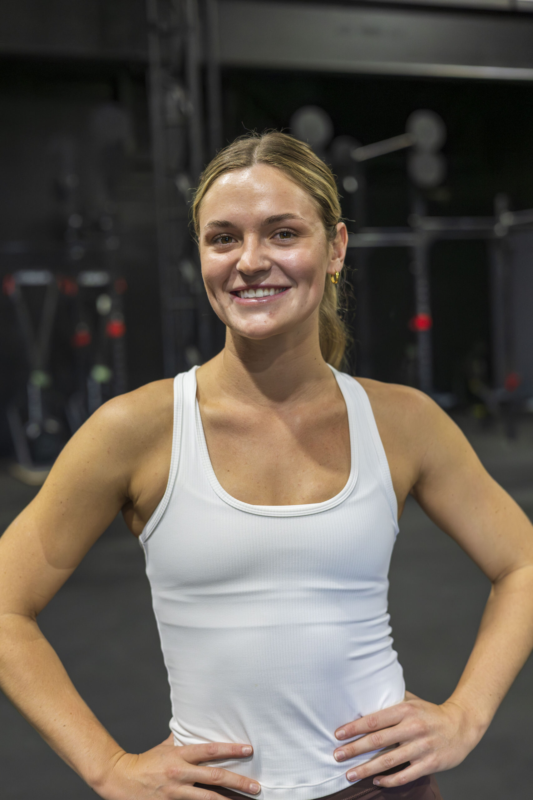 Project 88 Athlete Jess Fitzgibbons at the Project 88 gym in Toowoomba